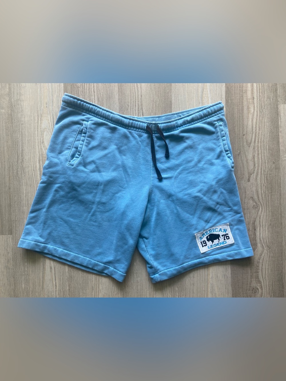 American Legend Light Blue Fleece Sweat Shorts 3XL